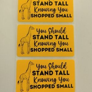 💙100 Shopping Small- Shipping Labels Thermal Packaging Stickers 2.25"x1.25"💙